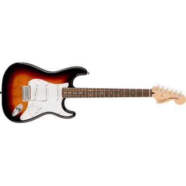 Imagem de Fender Guitarra elétrica Squier Affinity Series Stratocaster, 3 cores Sunburst, Laurel Fingerboard