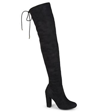 Imagem de Brinley Co Bota feminina Milan Over The Knee, Preto, 8
