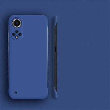 Imagem de Capa ultrafina sem moldura para PC para Huawei P30 P40 P50 P60 Pro Lite Mate 50 Pro Nova 5T 10 9 Pro 4G 5G Gradiente Matte Phone Cover, Azul escuro, Para Mate 20 Pro