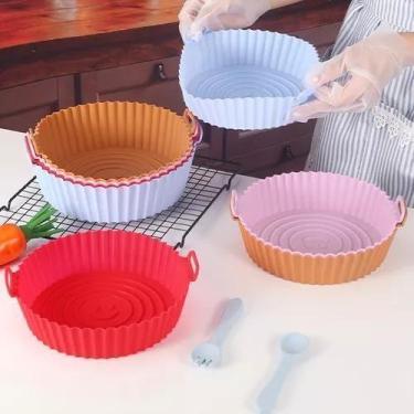 Imagem de Forma De Silicone Para Air Fryer/ Microondas E Freezer - 123util
