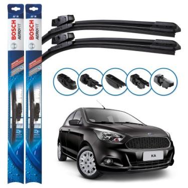 Imagem de Par Palheta Limpador Parabrisa Multiclip Original Bosch Fiesta Ka Fusi