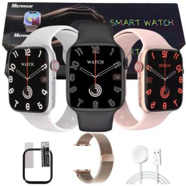 Imagem de Smart Watch W29s Watch 9 Pro Ilha Dinamica Assitente de Voz Faz e Rece