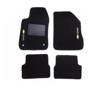 Imagem de Tapete Carpete Chevrolet Onix 2013 Até 2020 - Master Parts, Borracha, 