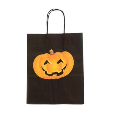 Imagem de Sacola para presente kraft halloween 17,5x8,0x21,5 c/ 10 un. - TAMAROZ