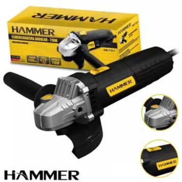 Imagem de Esmerilhadeira Angular - Hammer, 110V