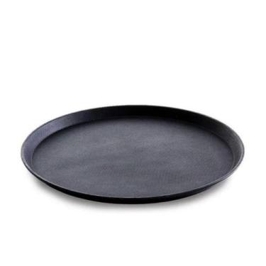 Imagem de Bandeja Redonda Antiderrapante para Garçom 40 cm  - SQ