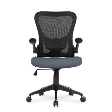 Imagem de Cadeira Office DT3 Vita, Até 120kg, Ajuste de Inclinação, Dark Grey - 