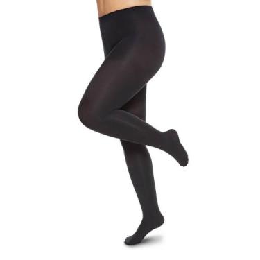 Imagem de Meia-Calça Opaca Rashel Loba Lupo 17613-001 Fio 180, XXXG, Preto