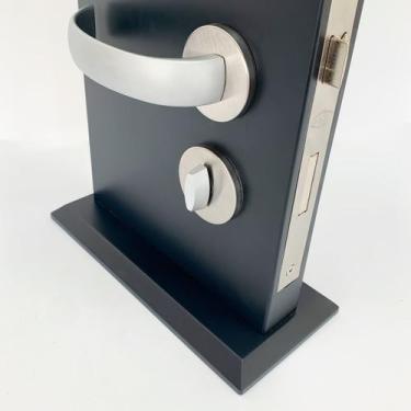 Imagem de Fechadura De Porta Banheiro Acetinada 55mm Pisa ABNT - DECORPLACE