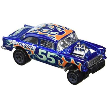 Imagem de Hot Wheels 2017 HW Flames '55 Chevy Bel Air Gasser 109/365, Blue