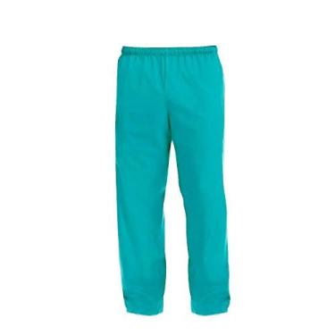 Imagem de Calça Pijama Cirúrgico Azul Turquesa Oxford Não Amassa Seca Rápido Art