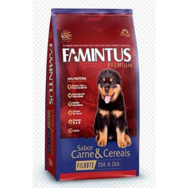 Imagem de Ração Famintus Dia a Dia Filhote Carne e Cereais 15kg