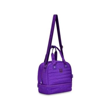 Imagem de Lancheira Térmica Rebecca Bonbon Juvenil Meninas Escolar, Roxo