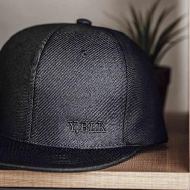 Imagem de Boné aba reta snapback  - Bordado - Yes Black