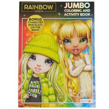 Imagem de Livro de colorir e atividades Rainbow High - 80 páginas
