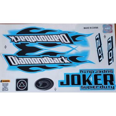 Imagem de Adesivos Colante JOKER DIAMOND BLACK AZUL - Amazonas