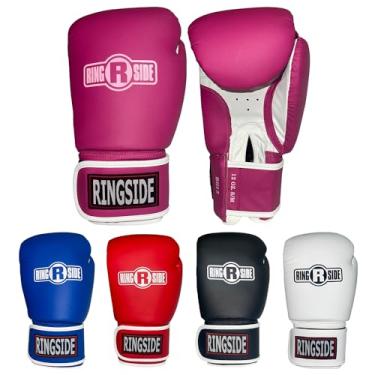 Imagem de Luvas de treinamento de boxe Striker da Ringside, Pink/White, Large/X-Large