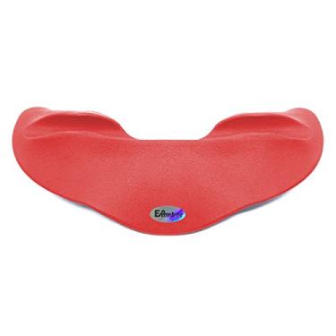 Imagem de Almofada de agachamento de barra 1 em TPE profissional para halteres agachamento capa protetora protetor de almofada de proteção (preto) (vermelho)