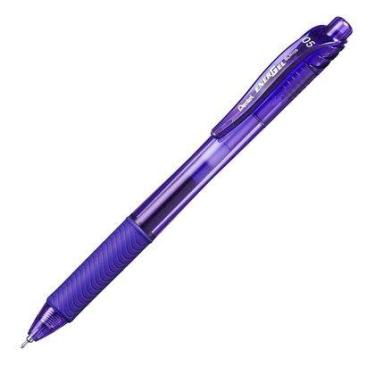 Imagem de Caneta Gel PENTEL EnerGel-X 0.5mm Retrátil - Unidade, VIOLETA