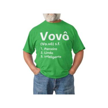 Imagem de Camiseta Frase Dia Dos Pais Papai Pai e Filho Verde Bandeira - Del Fra