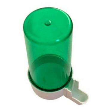 Imagem de Bebedouro Animalplast Médio - 200ml - Malha Fina - Verde Translucido e