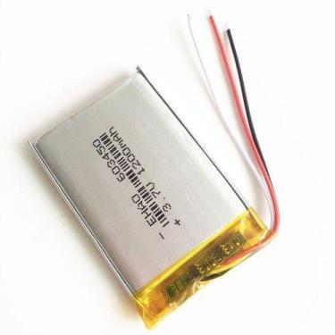 Imagem de Bateria  3,7v  603450  1200mah 6mm X 34mm X 50mm 3 Fios  Cr - KMIG