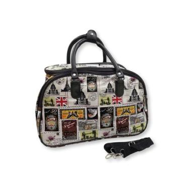 Imagem de Bolsa de Mão Malinha Viagem Frasqueira Bordo - Prime InBox, Branco