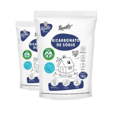 Imagem de Kit 2 Tio bonato bicarbonato de sódio 100% Puro multiuso 1kg