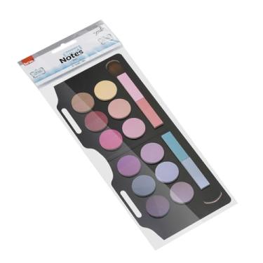 Imagem de BRW Bloco Adesivo Smart Notes Multiples Fichario Maquiagem 25 Folhas