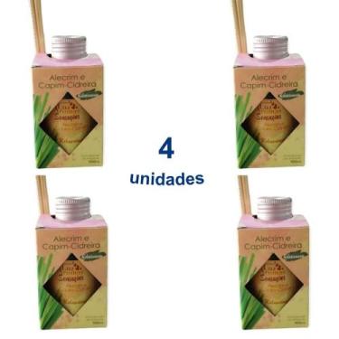 Imagem de 4 Difusor Ambiente Vareta Aromatizante Aromas Odorizador Perfume Casa 