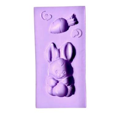 Imagem de F1785 molde de silicone páscoa confeitaria biscuit - confeitaria dos m