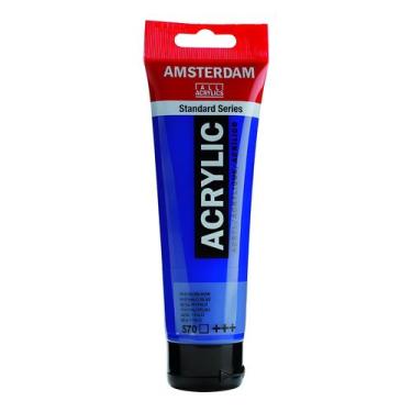 Imagem de Tinta Acrilica Amsterdam Talens 708 Paynes Grey 120ml - ROYAL & TALENS