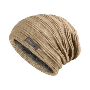 Imagem de Gorro de Inverno Unissex Forrado - Quente, Macio e Elástico, 55cm-60cm