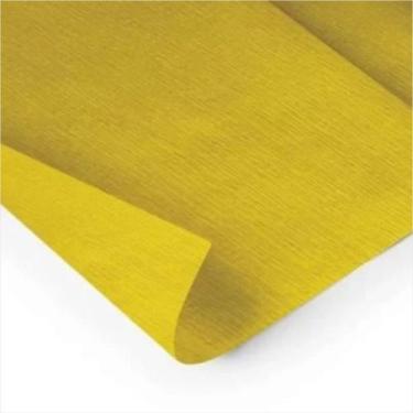 Imagem de Crepom simples Novaprint 48cmx2m amarelo 