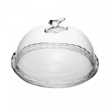 Imagem de Queijeira Bird 20cm com tampa de cristal Ecologico - Wolff