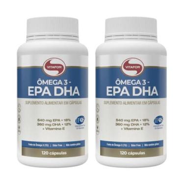 Imagem de Kit Ômega 3 EPA DHA 120 Cápsulas Vitafor 
