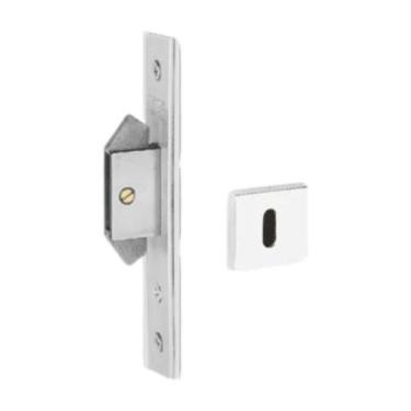 Imagem de Fechadura Interna 622 Porta de Correr Asa de Avião 45mm Ros529 Cromo A