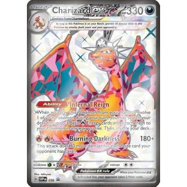 Imagem de Pokemon – Charizard ex – SVP 056 – Full Art Black Star Promo – Single Card – Holofoil