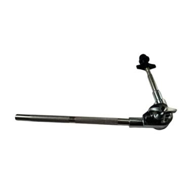 Imagem de Colaxi Suporte de microfone de tambor, pratos de água, peças de instrumento musical de metal, acessórios de suporte de braço de prato, Curto