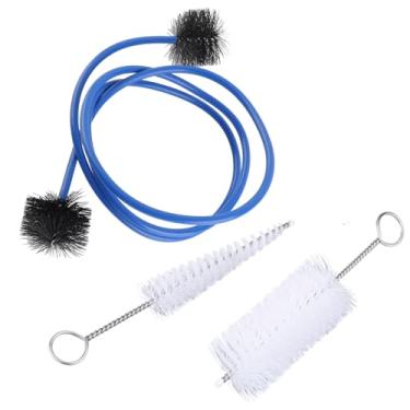 Imagem de Kit de limpeza de trompete, 3 unidades Kit de cuidados de trompete Conjunto de escova de limpeza de trompete macio de plástico Acessório de cuidados de manutenção de instrumento