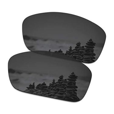 Imagem de SmartVLT Lentes de reposição masculinas pretas para óculos de sol Oakley Canteen 2014 OO9225