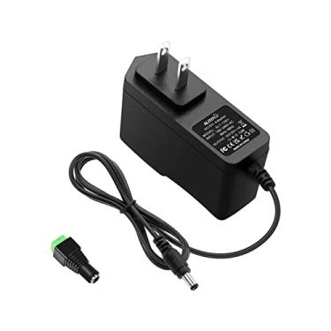 Imagem de ALITOVE Fonte de alimentação CC 12V 1A 1000mA 12W adaptador AC/DC, 100~240V AC para DC 12 Volt 1 Amp 0,6A conversor com plugue de 5,5 x 2,5 mm 2,1 mm para fita de LED CCTV, câmera de segurança DVR NVR