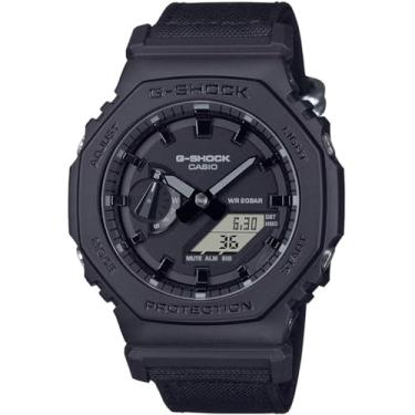 Imagem de Casio Relógio masculino, Azul/preto/prata, One Size, alça