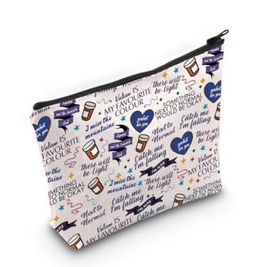 Imagem de Next to Normal Presente Musical Theater Next to Normal Quotes Maquiagem Zíper Bolsa para Ator Atriz, Invisible Girl, Medium