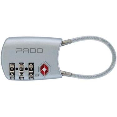 Imagem de Cadeado Segredo Executive 3Segr.Haste Flex.Pra - PADO