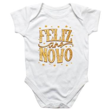 Imagem de Body intantil Ano Novo Feliz Estrelas - Alearts, M