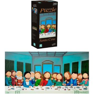 Imagem de Quebra-Cabeça Santa Ceia Puzzle 260 Peças - Nig Brinquedos