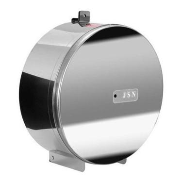 Imagem de Suporte Rolo Papel Higienico Aço Inox Com Porta Cadeado 300M