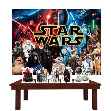 Imagem de Kit Decoração Festa de Aniversário Infantil Painel + Displays SWARS