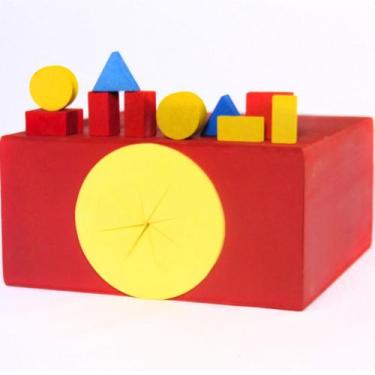Imagem de Caixa Tátil Brinquedo Sensorial Pedagógico em MDF - Zaramela